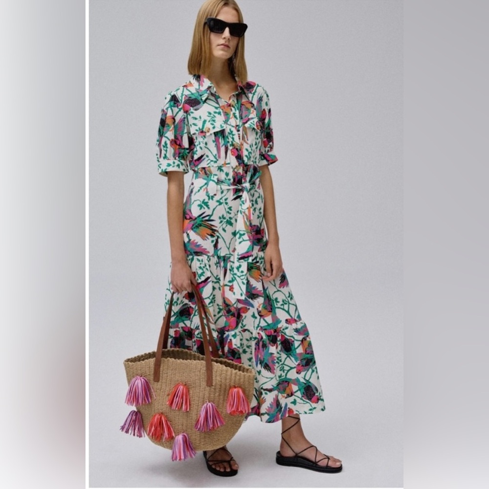 10 Crosby Derek Lam Buffy Print Dress